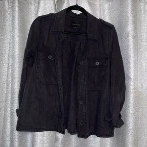 Lucky Brand, Black Button Down, ladies size S/M